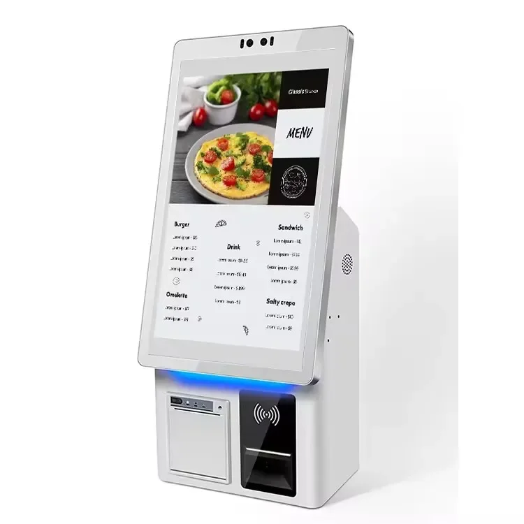 Desktop touch screen kiosk Android Payment Kiosk Machine Touch Screen Self-service Pos Kiosk With Printer and Scanner