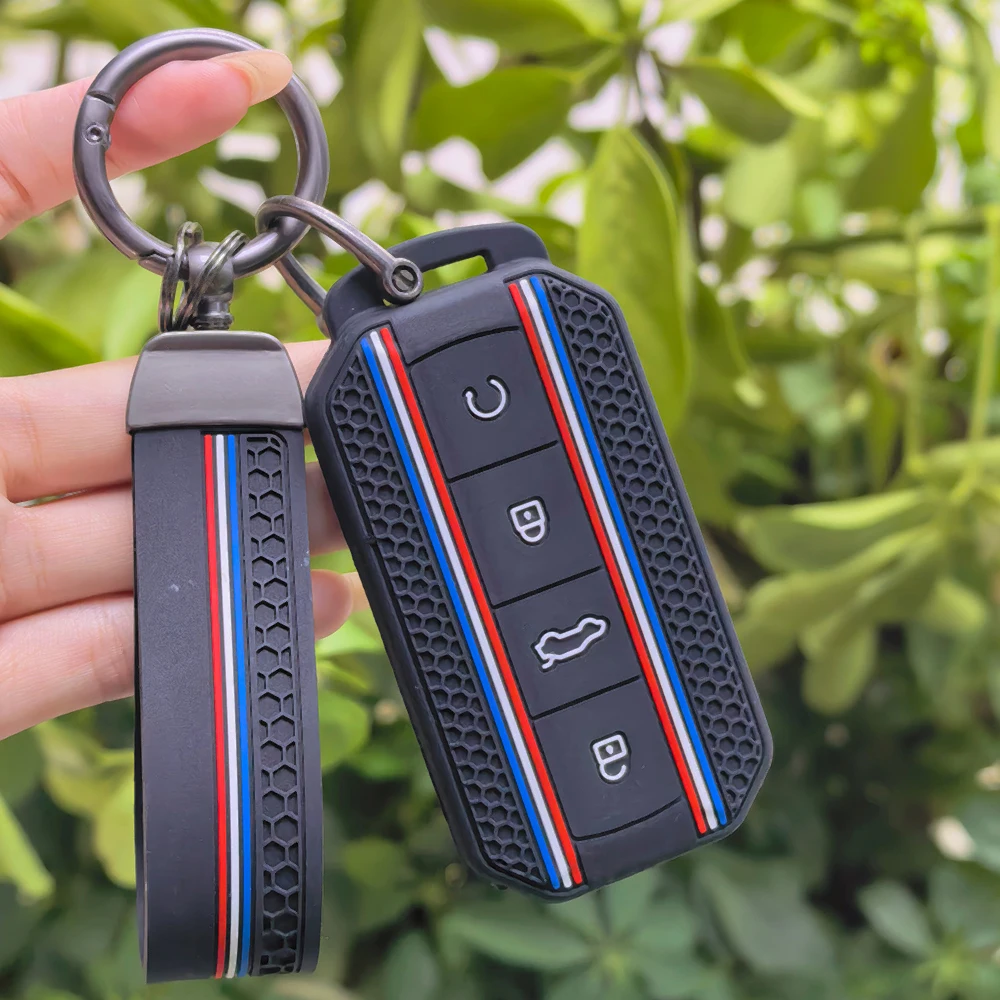 Car Key Case Bag for Chery Jaecoo J7 J5 7 5 Fashion Car Remote Key Protection Shell Cover Holder Keyless Accessories