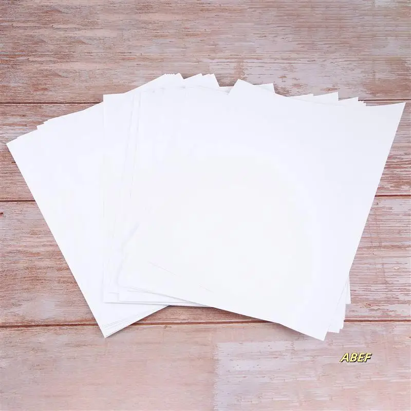 Водонепроницаемая виниловая наклейка премиум-класса для печати для струйных и принтеров 210X280 мм, 240 листов, матовая белая бумага для наклеек