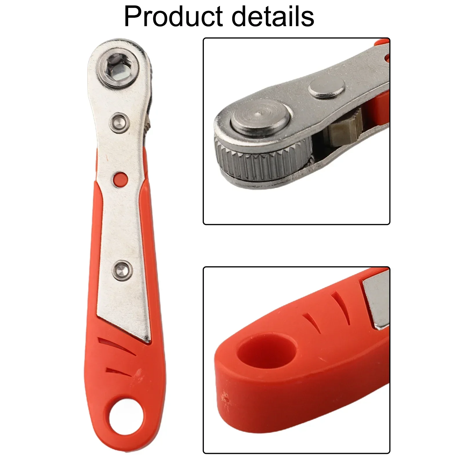 Ratchet Wrench 1/4 Inch Drive Socket Tool Bag Essential 36-tooth Ratchet Design Clockwise And Counterclockwise Rotation