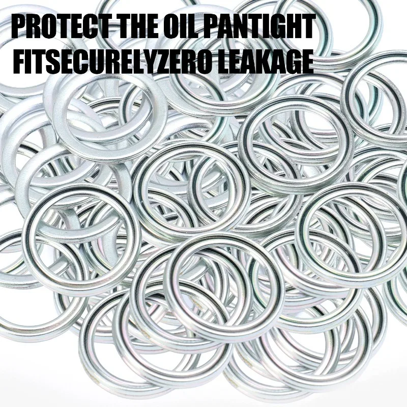 Car Oil Pan Drain Gasket Transmission Oil Drain Plug Gaskets 12157-10010 for Toyota Lexus Subaru Seal Gasket Accessories