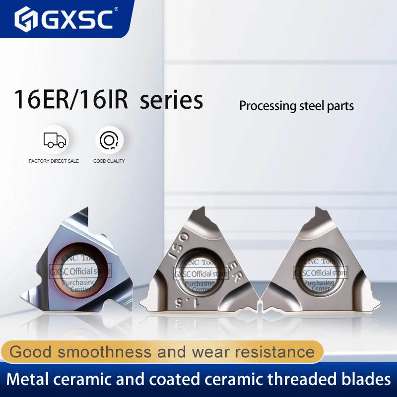 

16ER/16ER/11IR A60 1.5ISO 3.0ISO AG55 11W High Quality CNC Lathe Tools Metal Ceramics Coated Ceramics Threaded Blade Cutter Part