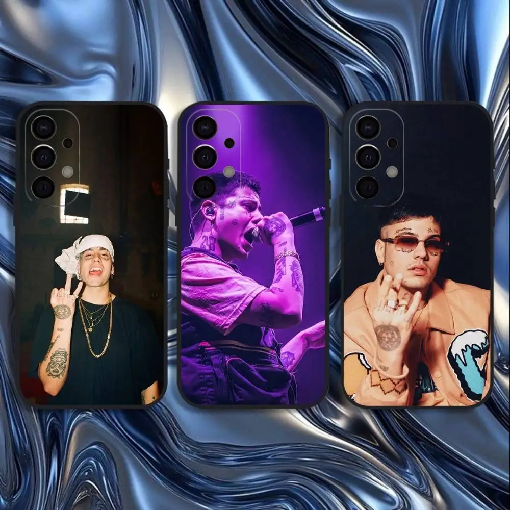 

Duki Rapper Antes de Ameri Phone Case For Samsung S25,S24,S21,S22,S23,S30,Ultra,S20,Plus,Fe,Lite,5G Black Cover