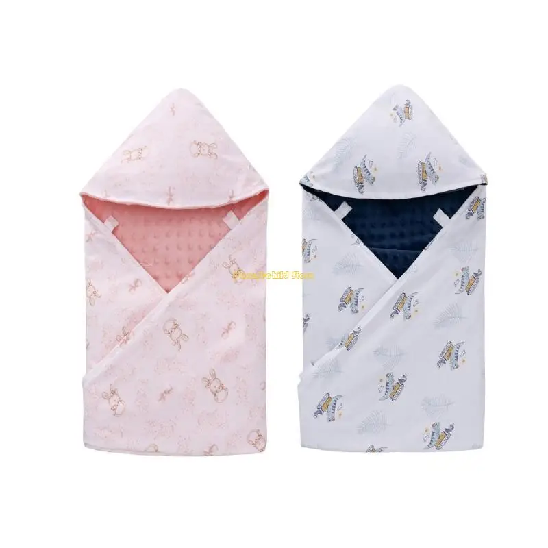 WXTD Cartoon Print Baby Wrap Blanket Royproof Croofed Small Acil