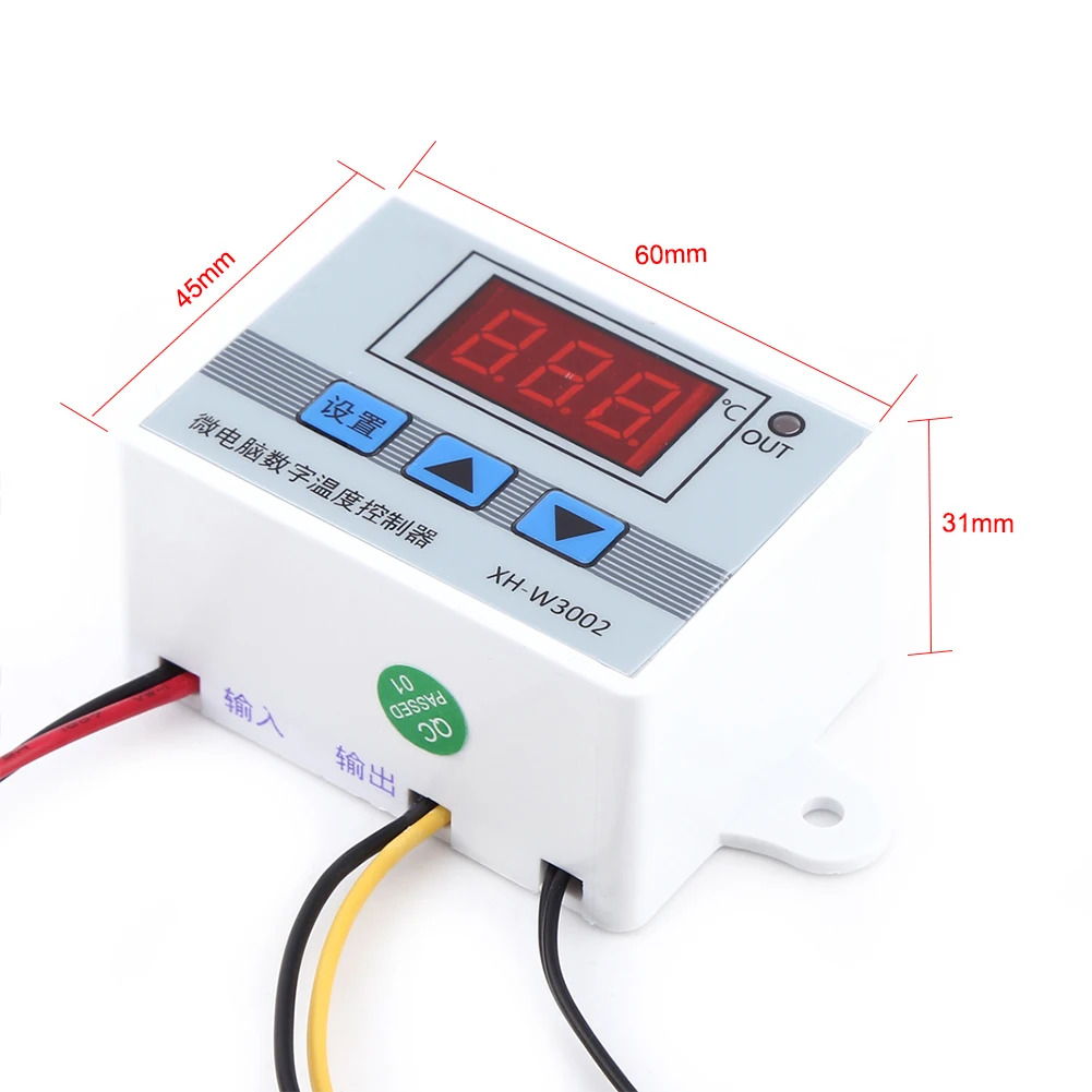 Contrôleur de température régulateur de température numérique contrôle de Thermostat avec capteur de sonde