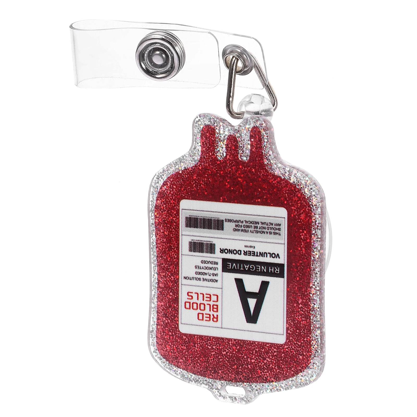 

Retractable Clip Nurse Badge Reel A Type Red Name Tag Holder Multi function Cards Accessory Hospital Staff