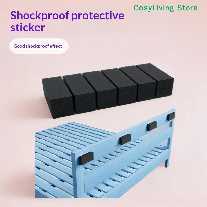 [CL]10Pcs EVA Foam Double-sided Adhesive Wall Protector For Shock Protection Of Sofa Bench Wall Anti Vibration Pads[CL]