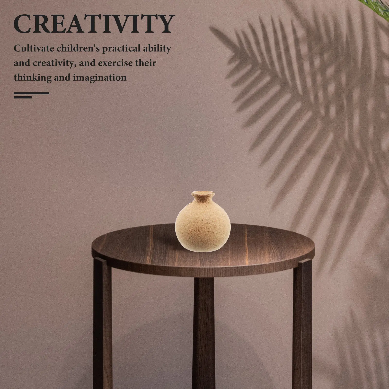 Handmade Unfinished Wood Mosaic Vase DIY Blank Base Natural Flower Holder Decorative Floral Vase Dried Flower Display Art Craft