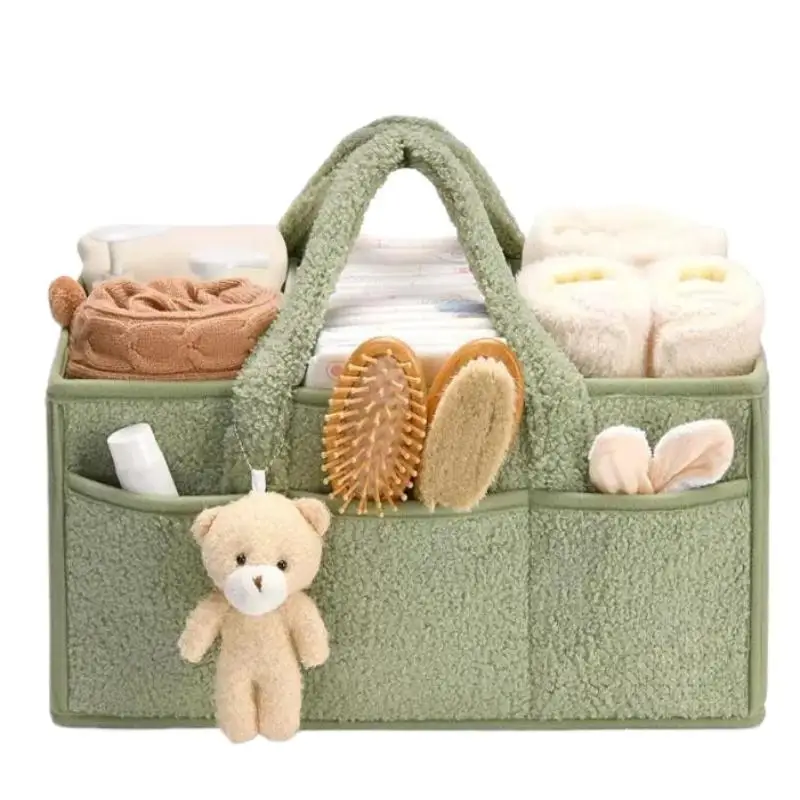 Vilt Babyluier Caddy Organizer Bag Babyluiertas Kraamcadeau Kinderkamer Opbergmand - afbeelding 2