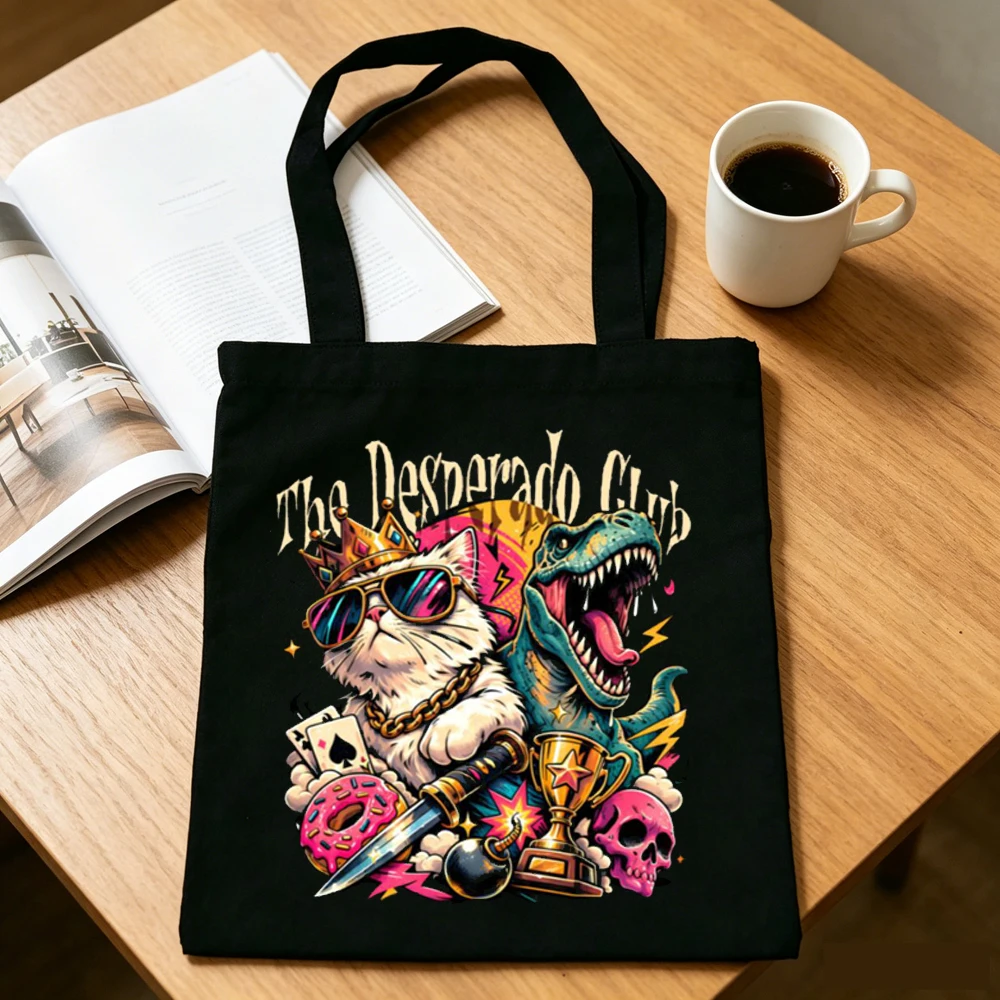Dungeon Crawler Carl tote bag shopper reusable canvas  y2k shoulder  femme