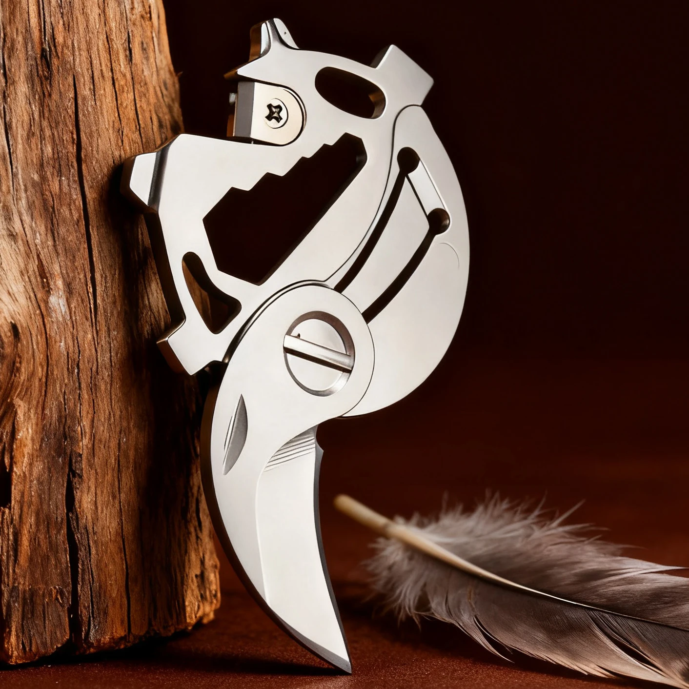 سكين صغير قابل للطي المنزلية فتح سكين المفاتيح في الهواء الطلق سكينة سرفايفل انفصال اكسبرس المفاتيح أداة تخييم في الهواء الطلق #1