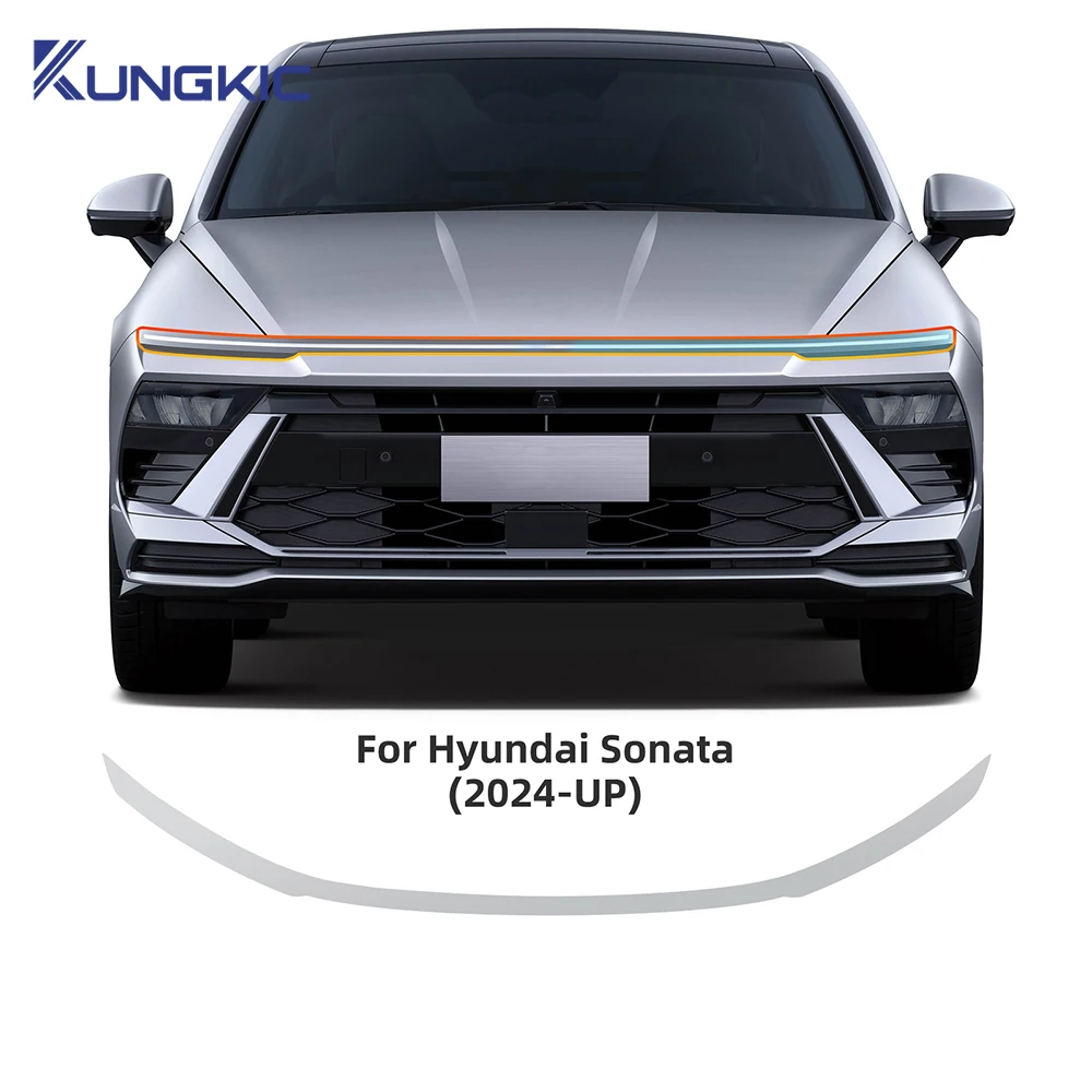 

For Hyundai Sonata 2024 2025 Accessories Pre-cut Car Headlight Rearview Mirror Paint Protection Film PPF Clear Decal Sticker
