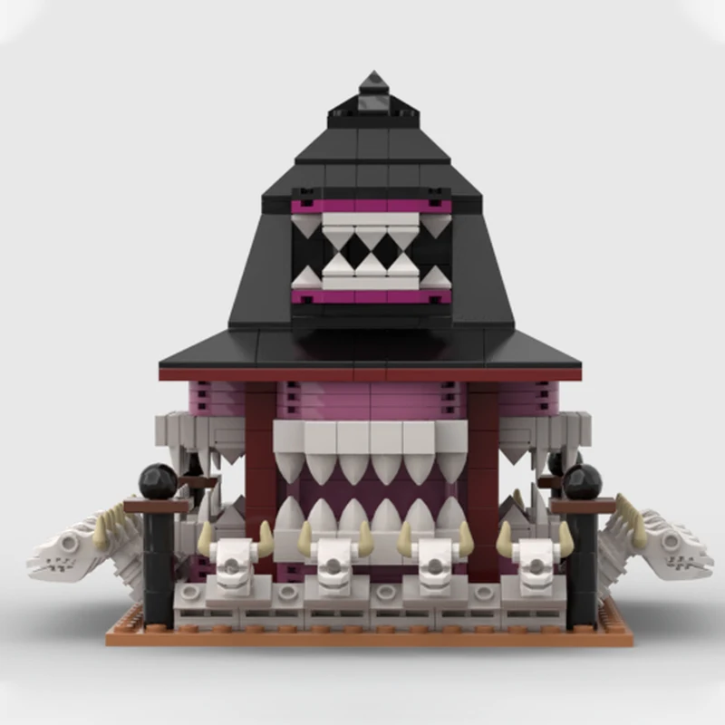 

677 шт. MOC Malevolent Shrine модульные DIY строительные блоки развивающие сборные игрушки для детей подарок на день рождения