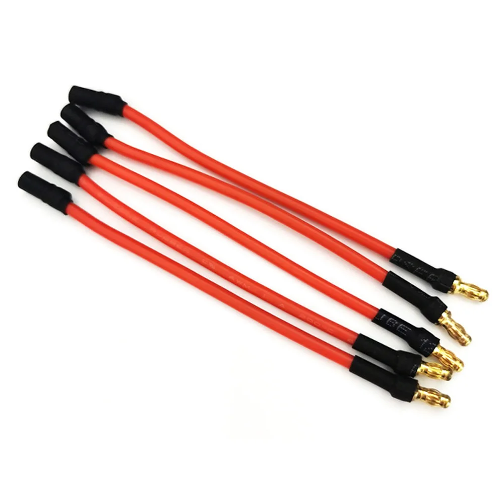 3pcs/lot RC Motor/ESC Extension Cable Wire 3.5MM Banana Plug 16AWG Silicone Cable 10cm 25cm 30CM For RC Drone Car Toy Wholesale