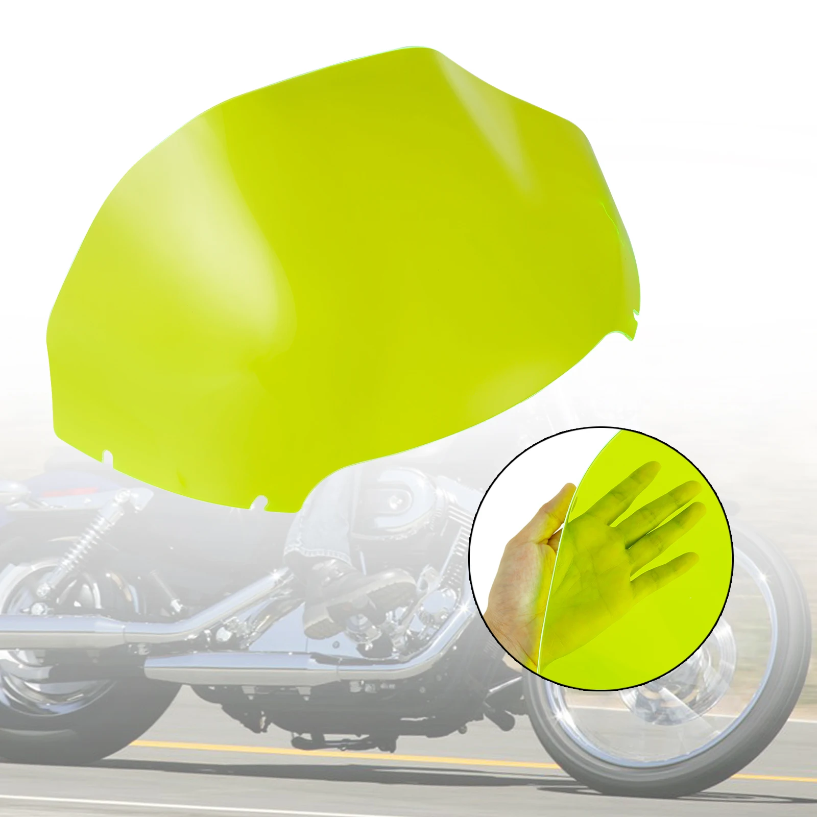 

Topteng ABS Motorcycle Windshield WindScreen fit for Road Gilde FLTR 2015-2023 Motorcycle Accessories