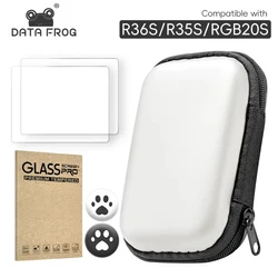 DATA FROG R36S Screen Protector Tempered Glass Protector for R35S RGB20S Retro Handheld Game Console Accessories