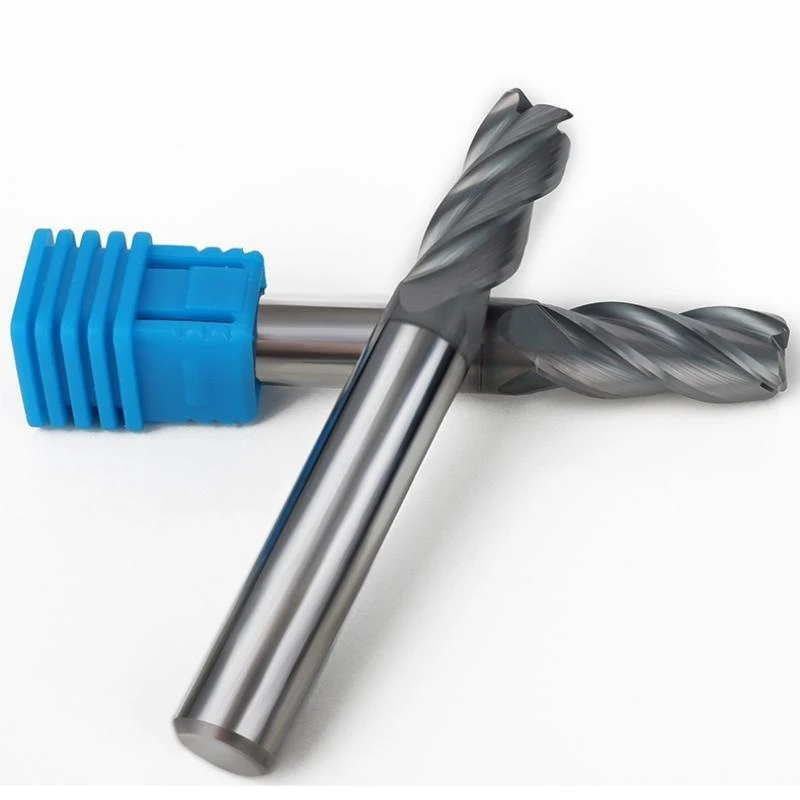 

4 Flutes CNC Corner Radius End Mill HRC70 Tungsten Carbide Cutter R0 5 R1 R2 for Aluminum