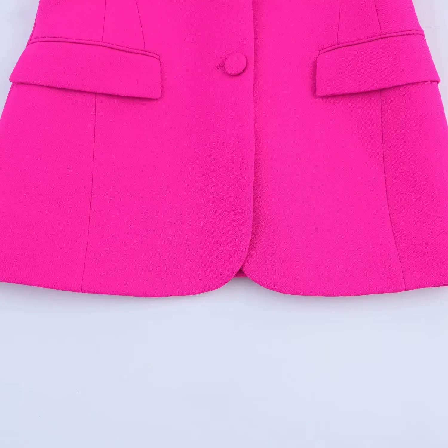 طقم بدلة PB&ZA2025 للسيدات بقصة ضيقة وأكمام طويلة وسروال واسع