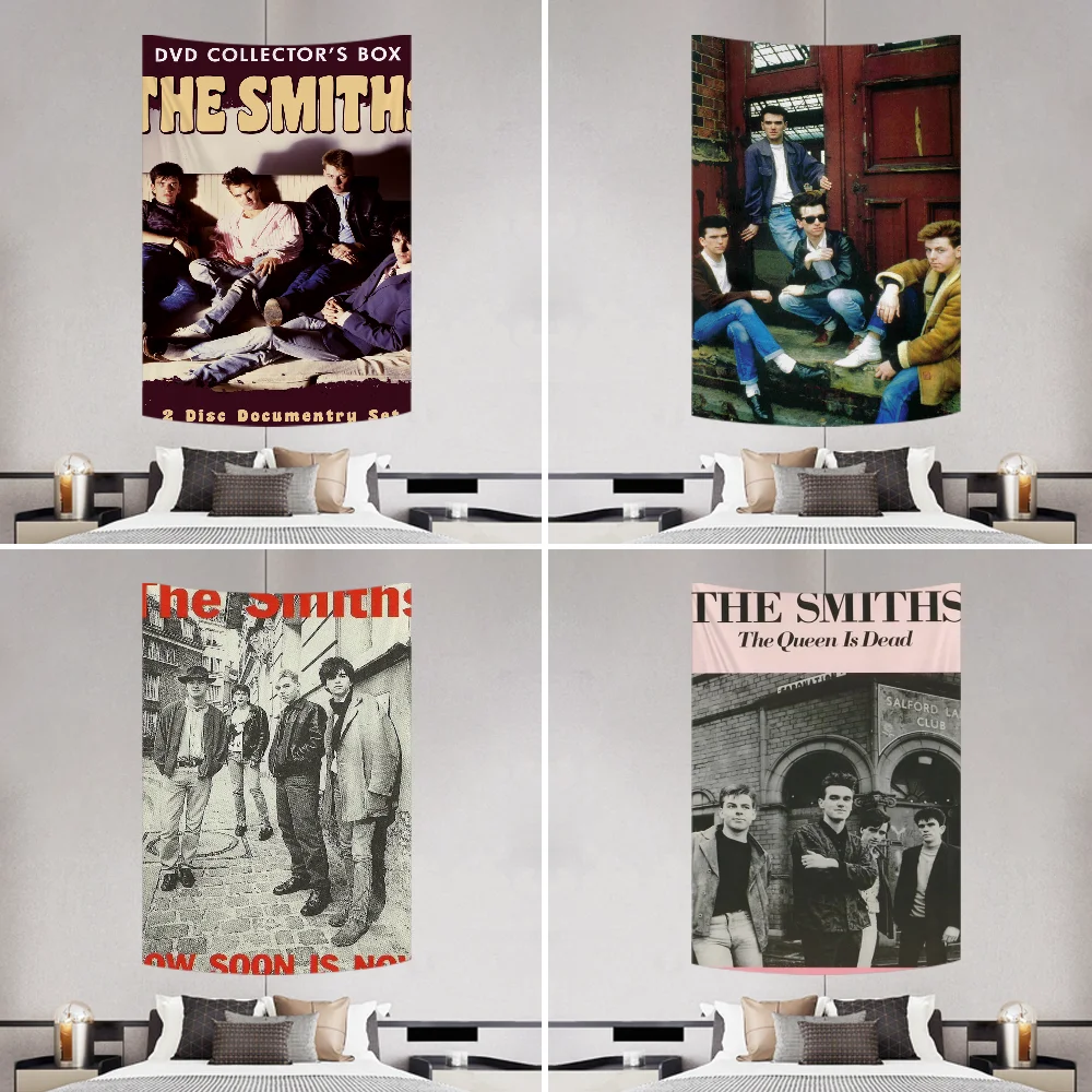 

Rock Band The S-Smiths Tapestry Decoration Party Background Hanging Cloth Bedroom Tapestry Room Decor Aesthetic