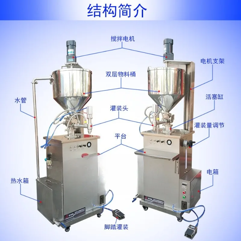 constant temperature filling machine, lipstick car wax insulation filling machine, lipstick heating filling machine