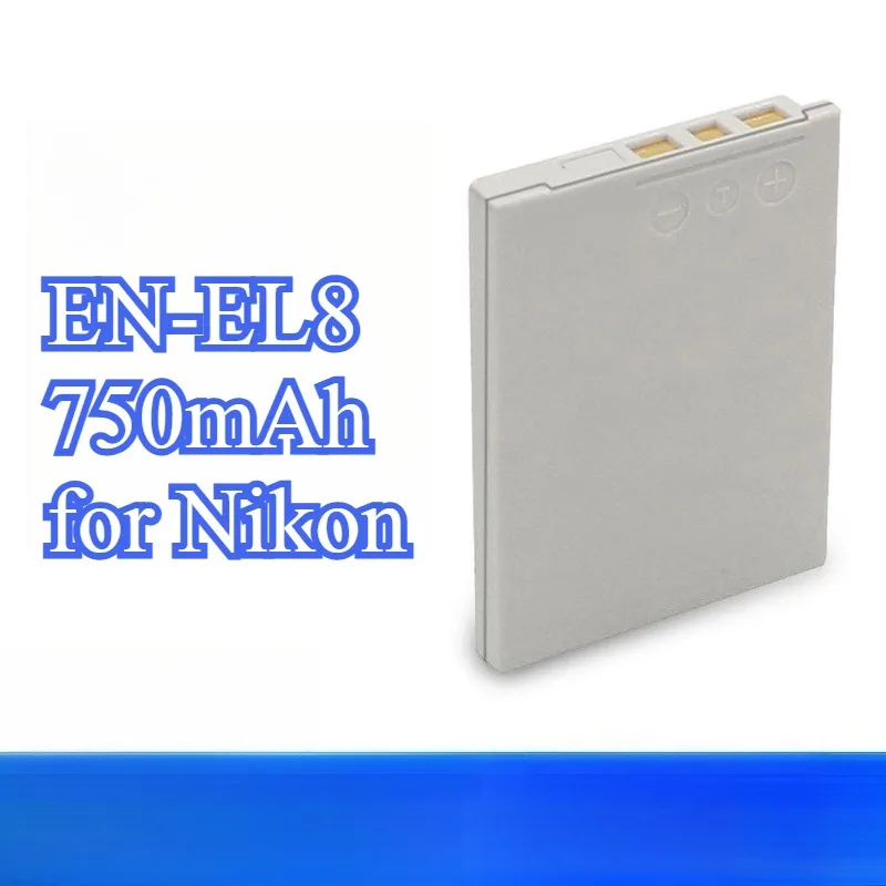 

Сменный аккумулятор емкостью 750 мАч для Nikon EN-EL8, совместимый с цифровой камерой Coolpix P1 P2 S1 S2 S3 S4 S5 S6 S7 S8 S9 S10