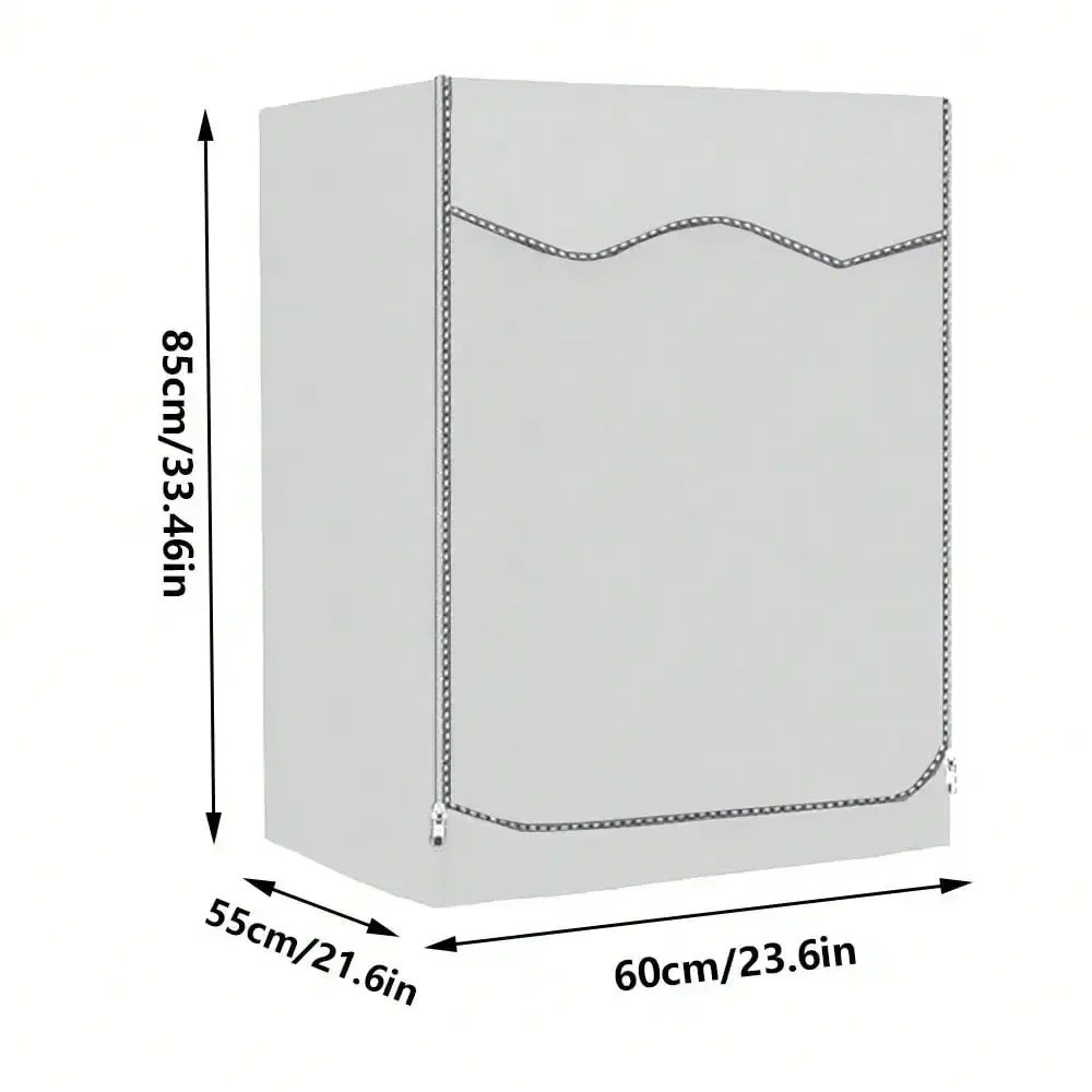 غطاء الغسالة، نسيج متين مقاوم للماء، يحمي مجفف الغسالة الأمامي #5
