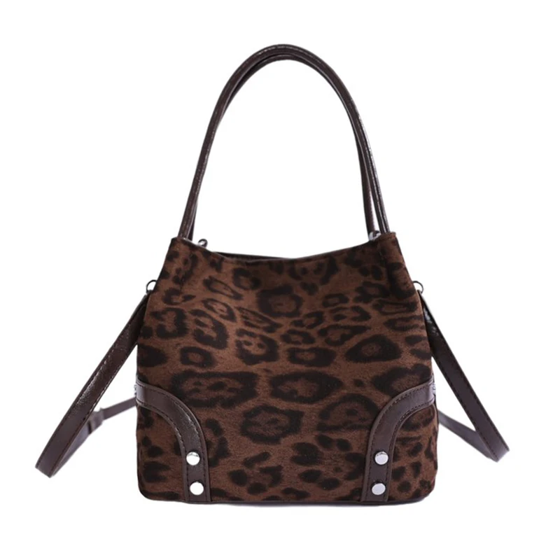 Ladies' Handbag 2026 Pu Bucket Shoulder Crossbody Bag Plush Ball Design Solid Color Shoulder Bags New Retro Commuting Bucket Bag