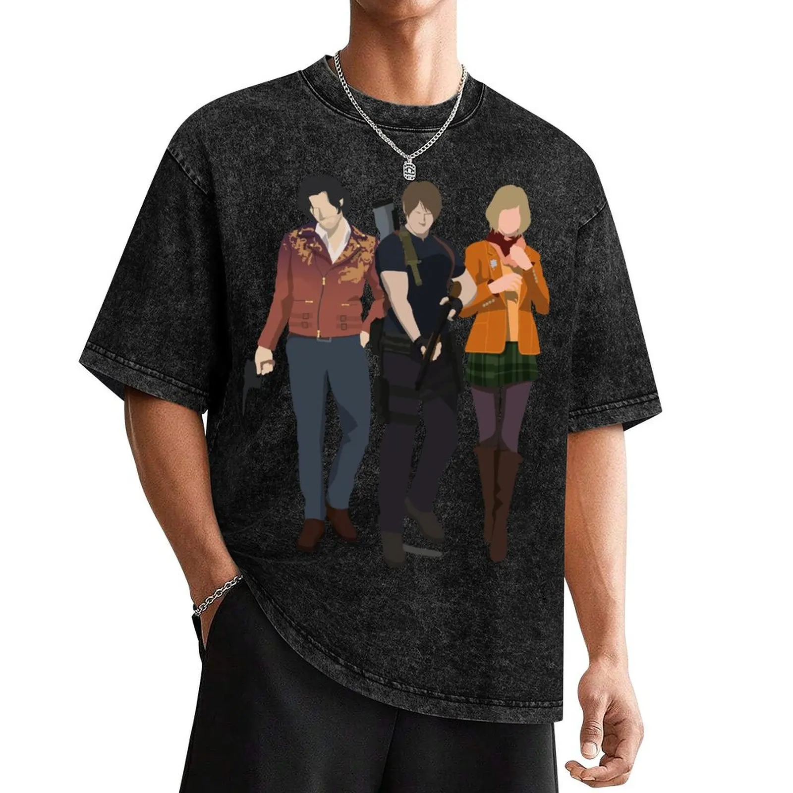 

Resident Evil 4 Team T-Shirt cute clothes shirts graphic blue archive oversize t-shirts man outfits for men