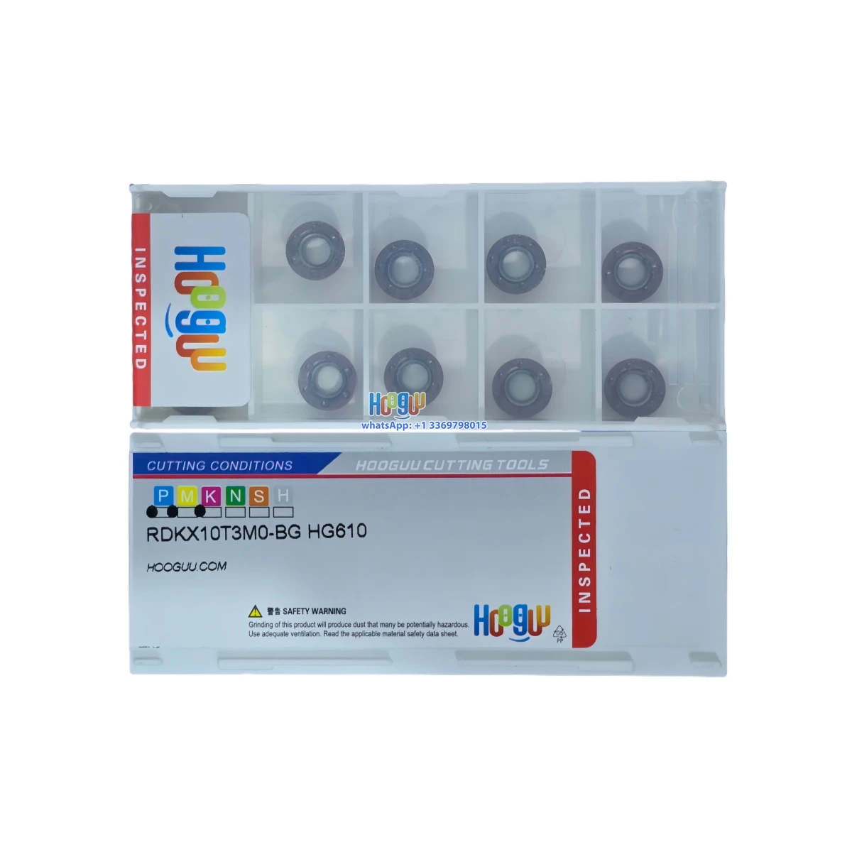 

HOOGUU 100% Original RDKX10T3/1204M0-BG HG610/630 Milling Insert PVD Coated Cemented Carbide