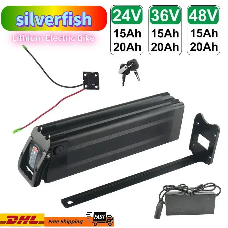 

NEW Bottom discharge 36V/48V Silver Fish battery 15Ah-20Ah ultra long endurance for 36V/48V Silver Fish power battery