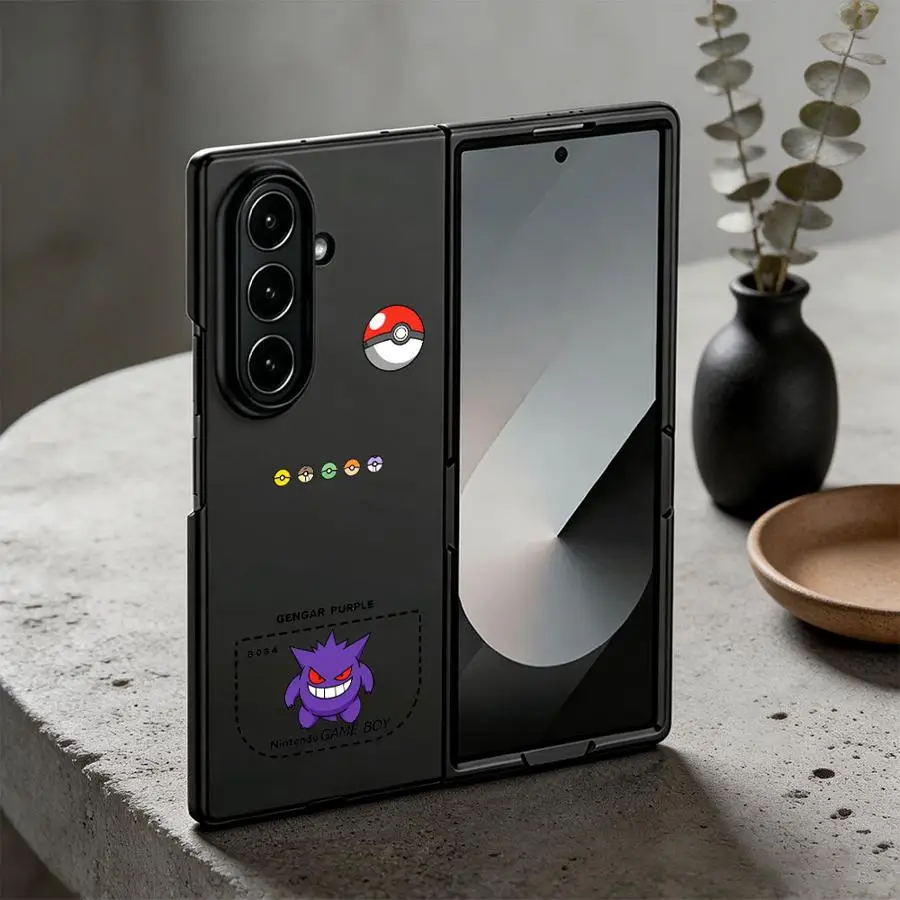 Case for Samsung Galaxy Z Fold 8 Ultra ZFold6 ZFold4 Z Fold 7 6 5 4 3 ZFold3 ZFold7 ZFold5 Phone Shell Funda Anime P-Pokemons