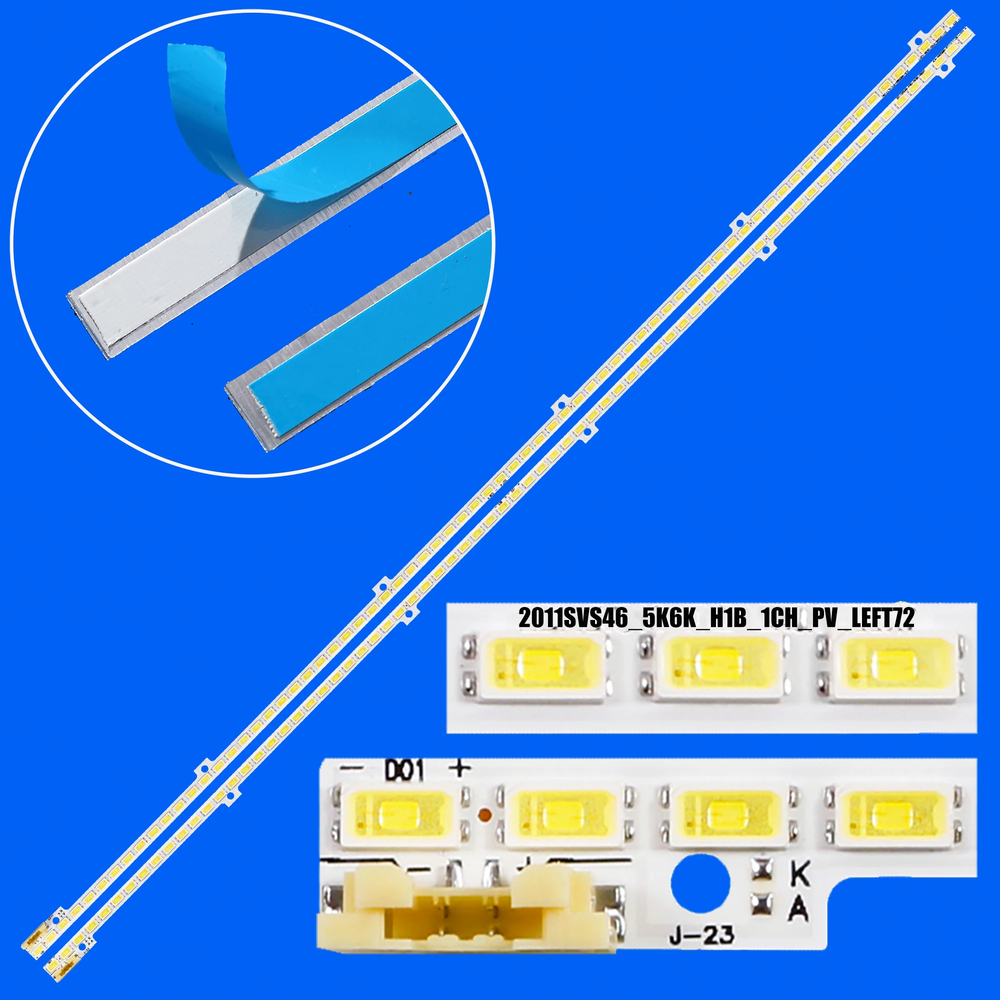LED Backlight Strip For UE46D5520RW UE46D6200 UE46D5000PW UE46D5500RW UE46D6000TW UE46D6100SW UE46D6200TS UE46D6207TK