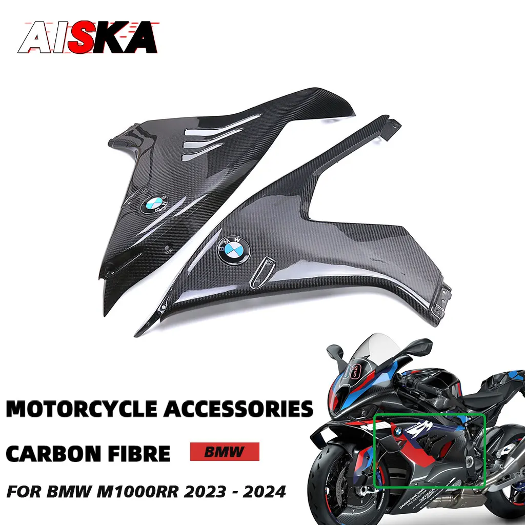 3K Full Carbon Fiber Winglets Fairings Left Right Spoiler Side Panels For BMW M1000RR M1000 RR 2023 2024 Motorcycle Accessories