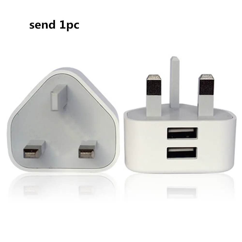 for Tablet Mobile Travel Charger 5V 2.1A Fast Charger UK Plug Plug Adapter Dual USB