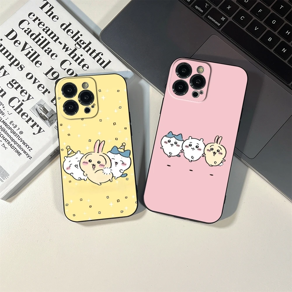Чехол для Iphone 15, Черная оболочка INS, милый хомяк, кавии Чика-чиикава 14 13 12 Pro Plus X MAX XR XS Valoracion, чехол США