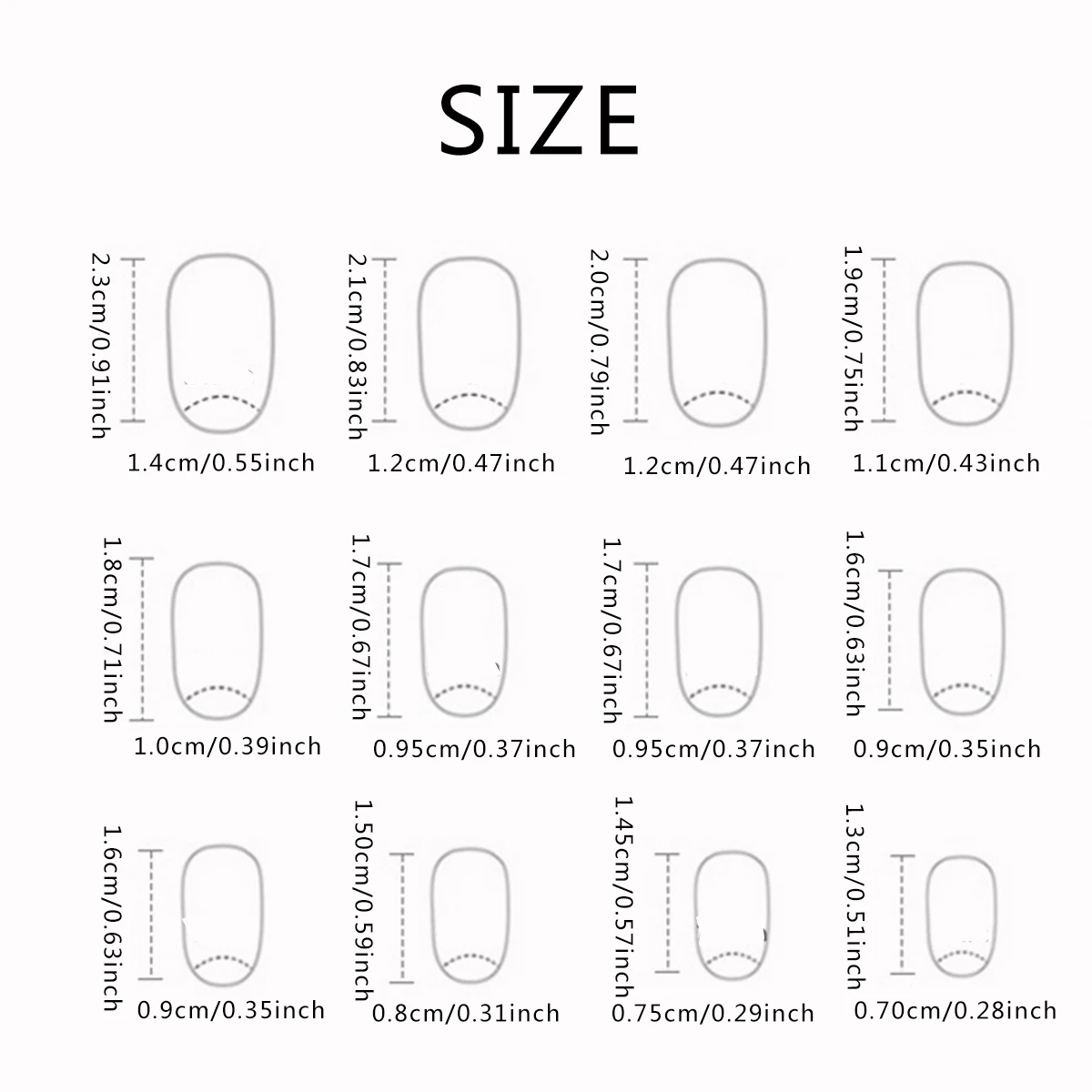 24 قطعة من أظافر الزهور الفرنسية البسيطة مع 1 جل جيلي و1 مبرد أظافر