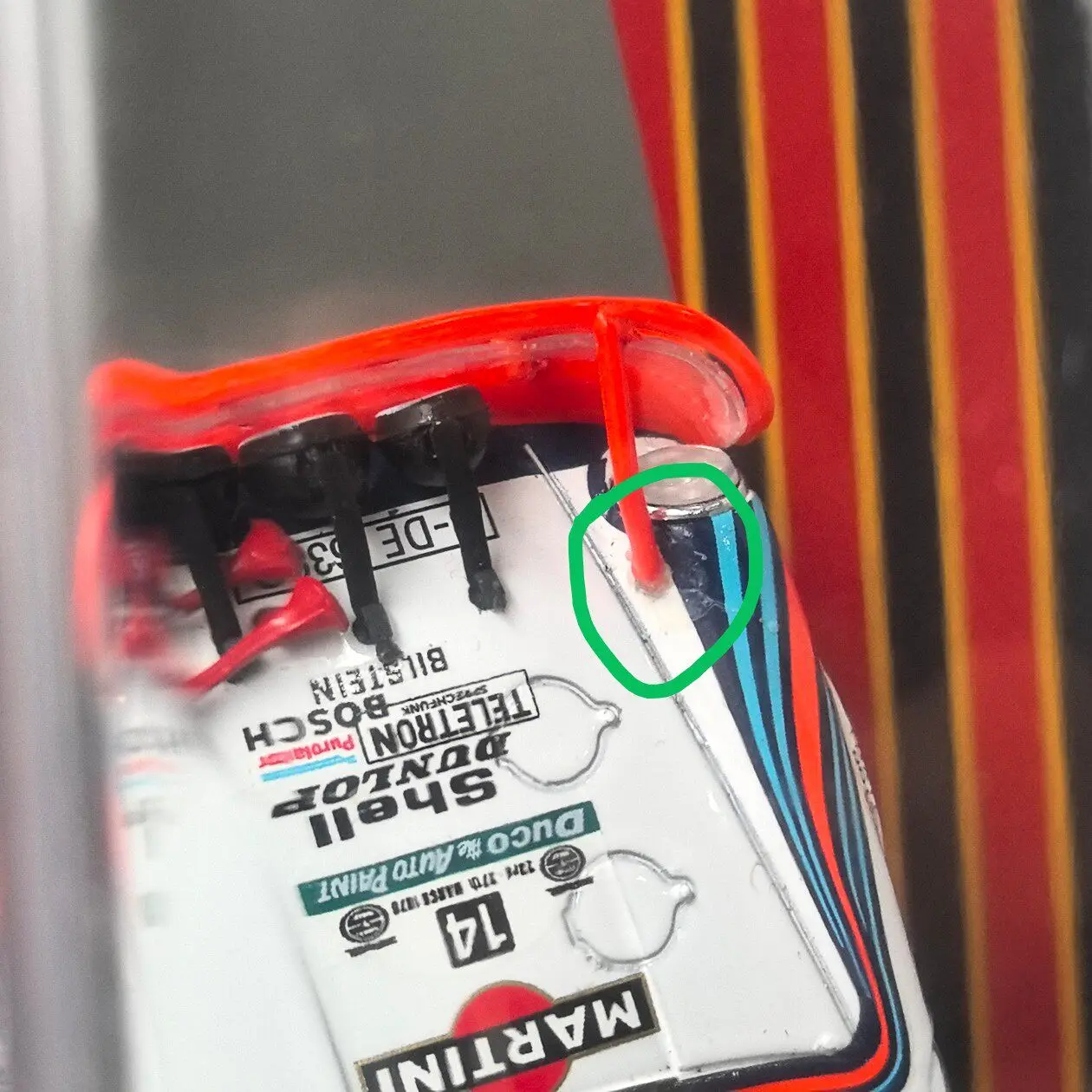 There Are Some Adhesive Marks on The Front Cover Diecast IXO 1/43 Scale PORSCHE 911 SC #14 1978 3b Alloy Car Model