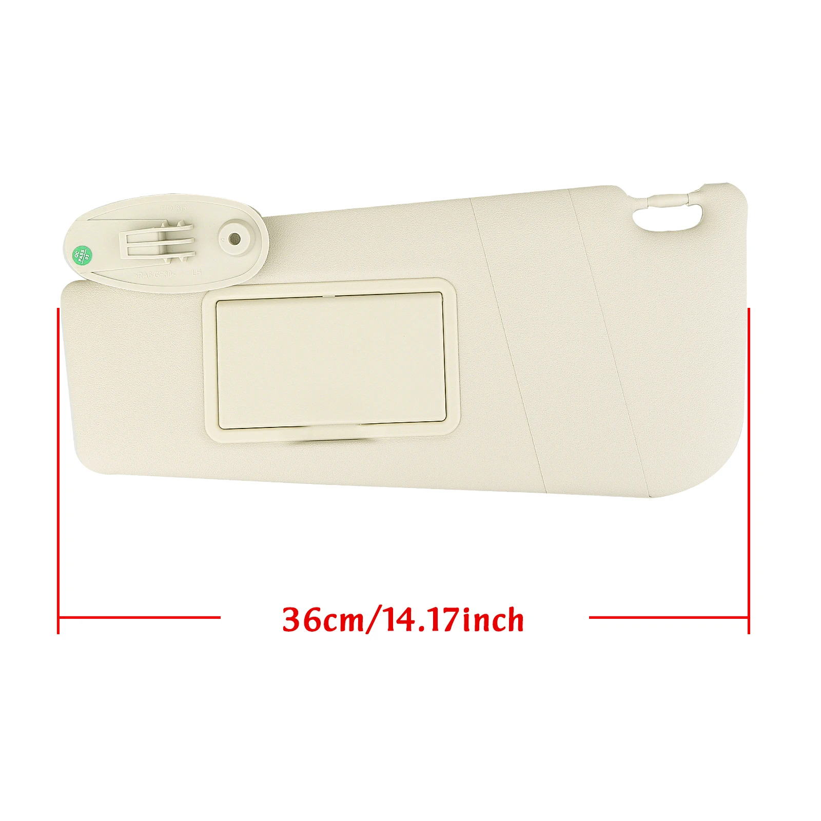 1 Piece Interior Front Sun Visor Sunshade Cover Shade Shield For Fiat Punto 1N 1P 1999-2005