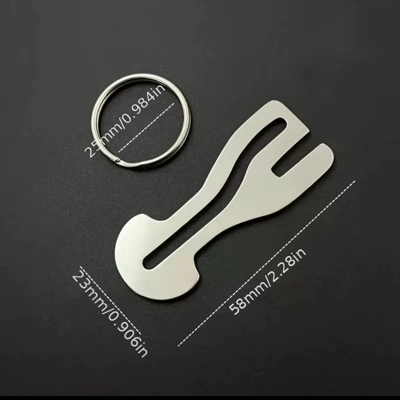 1-4-7 Reusable Stainless Steel Shopping Cart Token, Trolley Token Keychain for Supermarket, Removable Release Key Coin Keyring