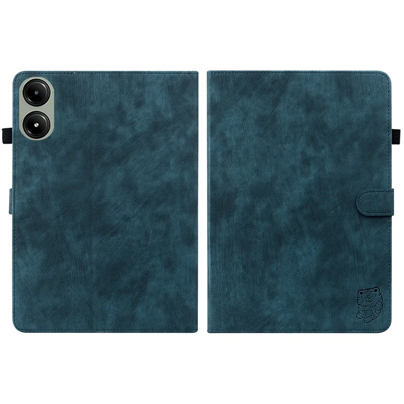 Cute Tiger Embossed Soft TPU Back Case for Xiaomi RedMi Pad 2 RedMi Pad SE 11 inch 2025 Tablet PC Flip Book Cover