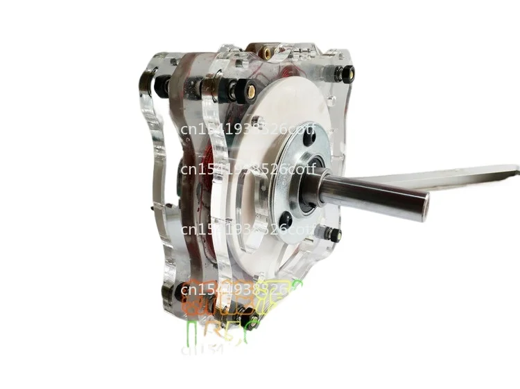 

High-power DIY disc permanent magnet coreless generator, low-speed, high-efficiency wind-hydraulic free energy exploration