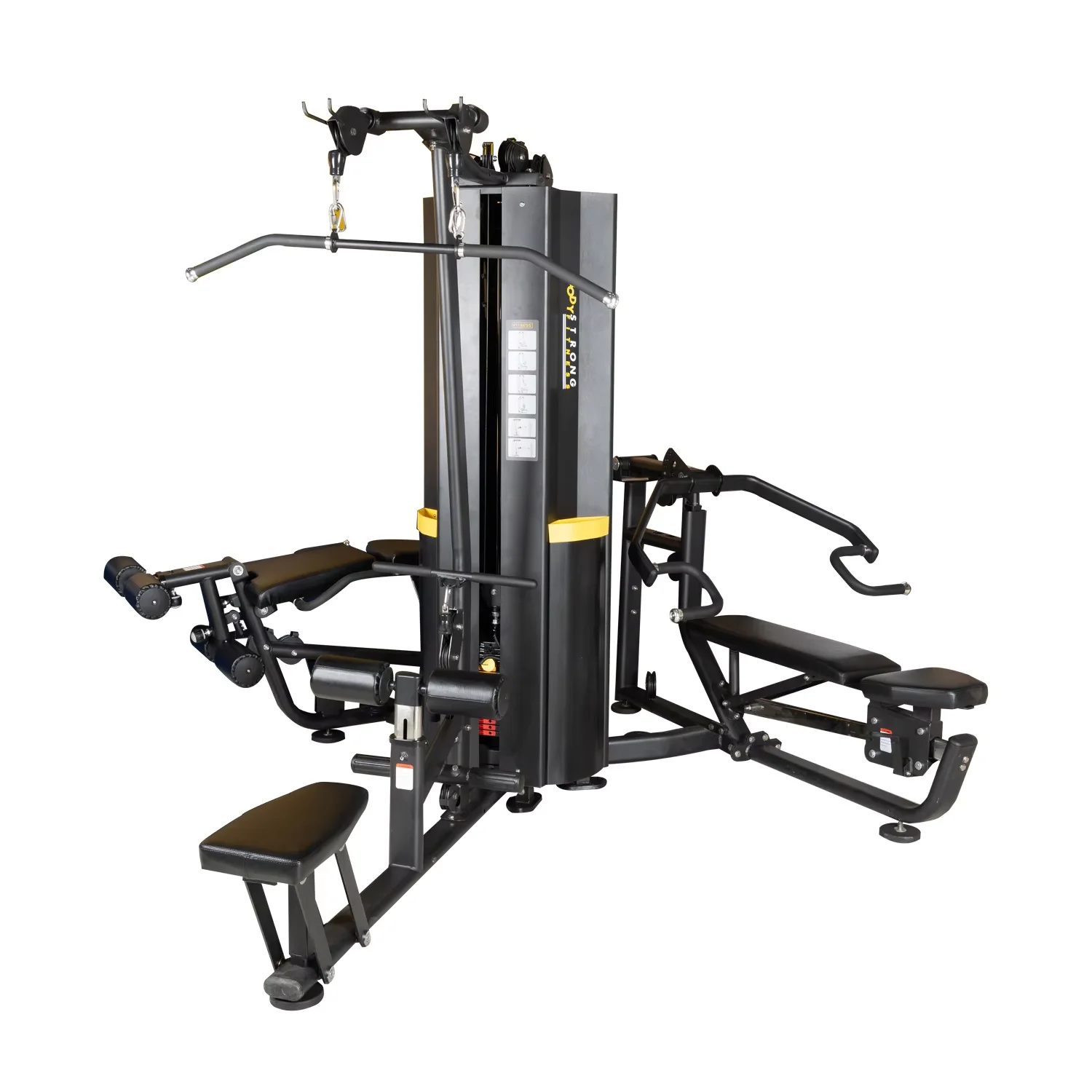 Commercial Fitness Equipment 3-Station Multi-Functional Trainer Home Use Steel Gym Equipment Factory Direct