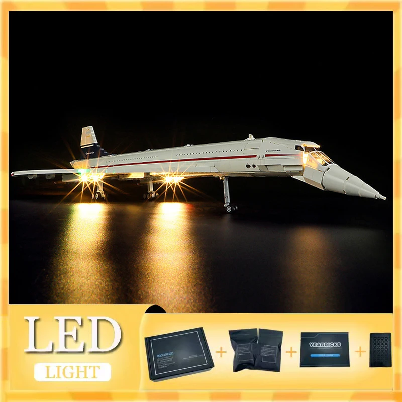

Комплект светодиодных фонарей «сделай сам» для LEGO 10318 Concorde (только светодиодный светильник, без модели блоков)
