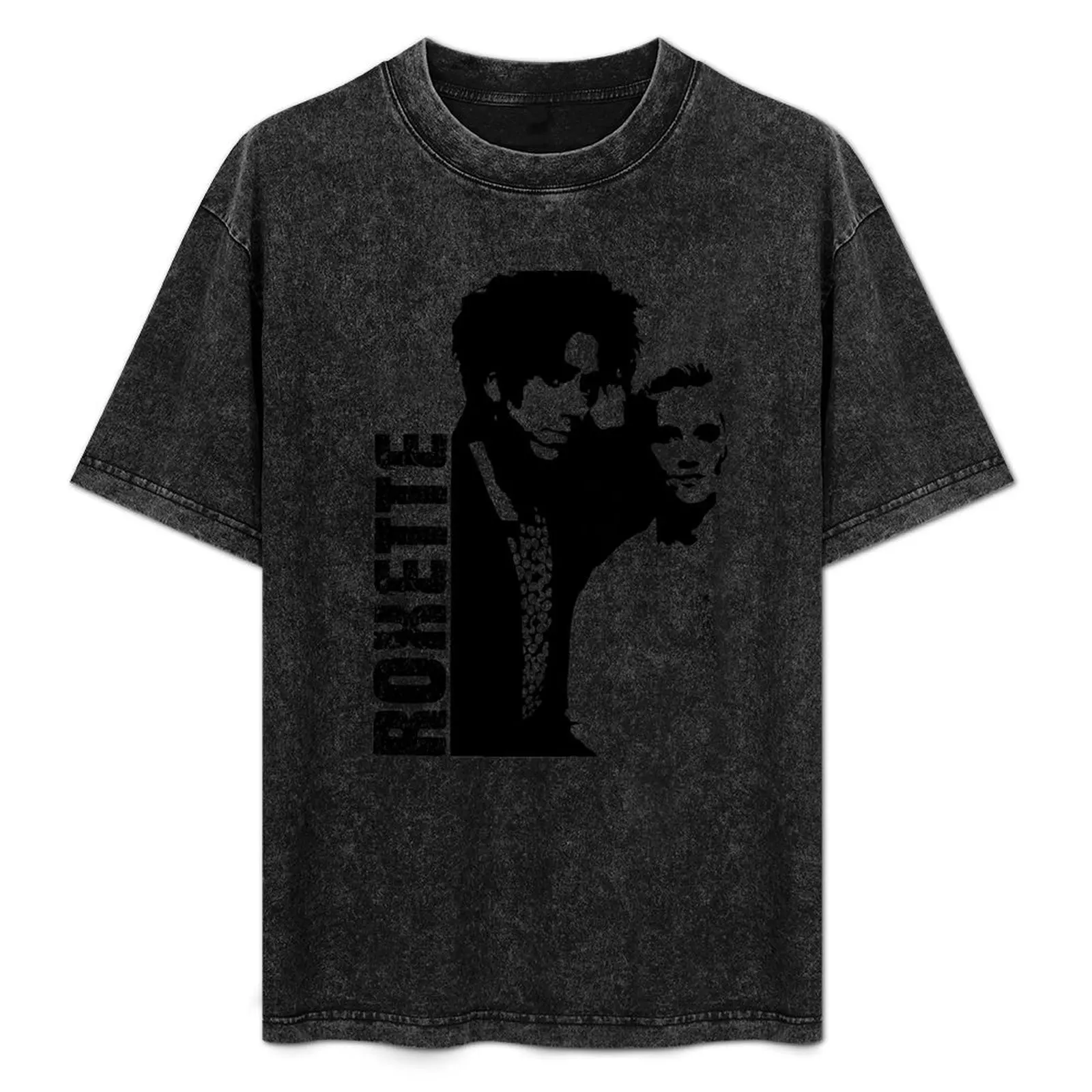 Roxette Designs, camiseta con diseño de Roxette, camiseta informal de manga corta que combina con todo