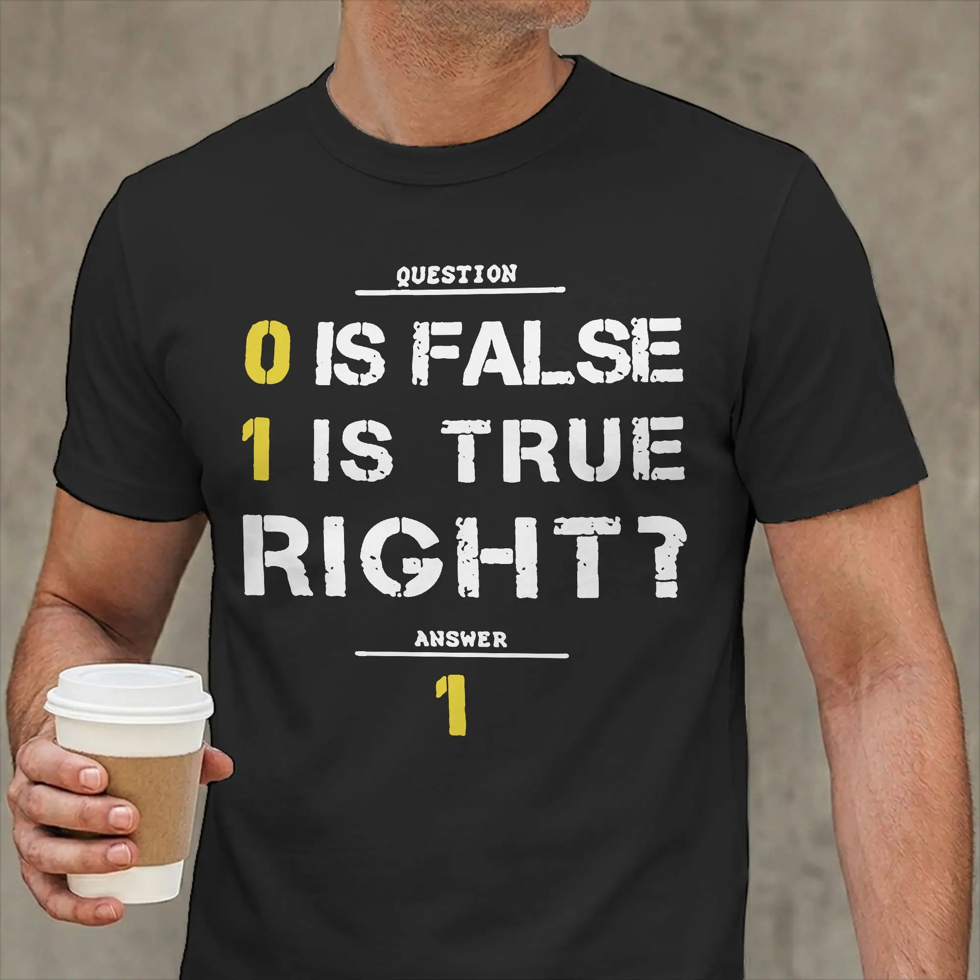 Programmer Programming Men's T Shirts  Funny Tees Short Sleeve Crew Neck T-Shirt Cotton New Arrival Tops