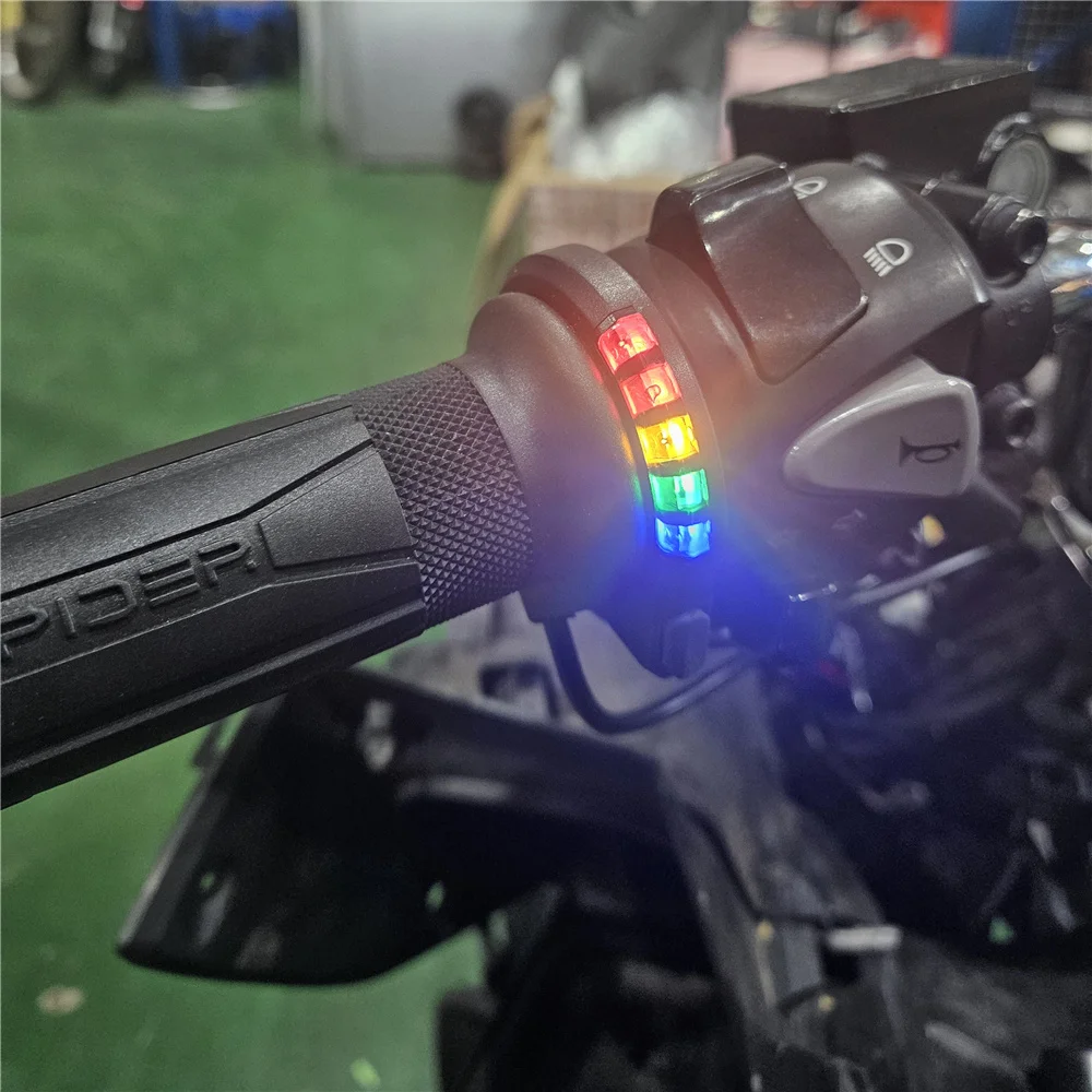 Motorcycle Heating Handle 5 Gear Warmer Electric Heated Grip Cover Anti Vibration Anti Slip Fast Heating Kits