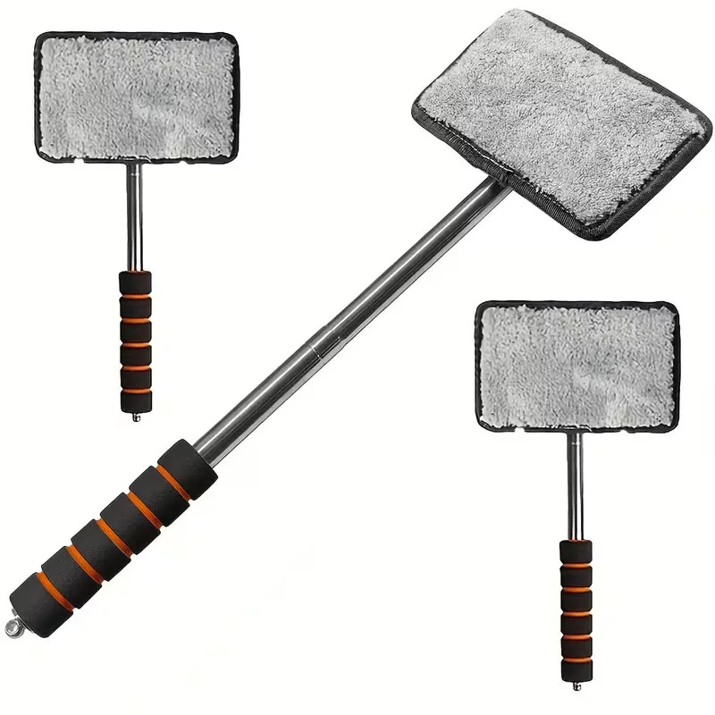 Automobile Windshield Water Scraping Telescopic Automobile Glass Wiperauto Cleaning Tools Window Cleaning Brush Cleaning Cloth