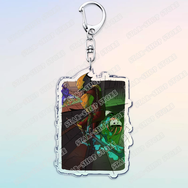 Trending Video Games Keychains for Women Accessories Bag Spire Silent Ironclad Gaming Keyrings Jewelry Friends Gamers Gifts