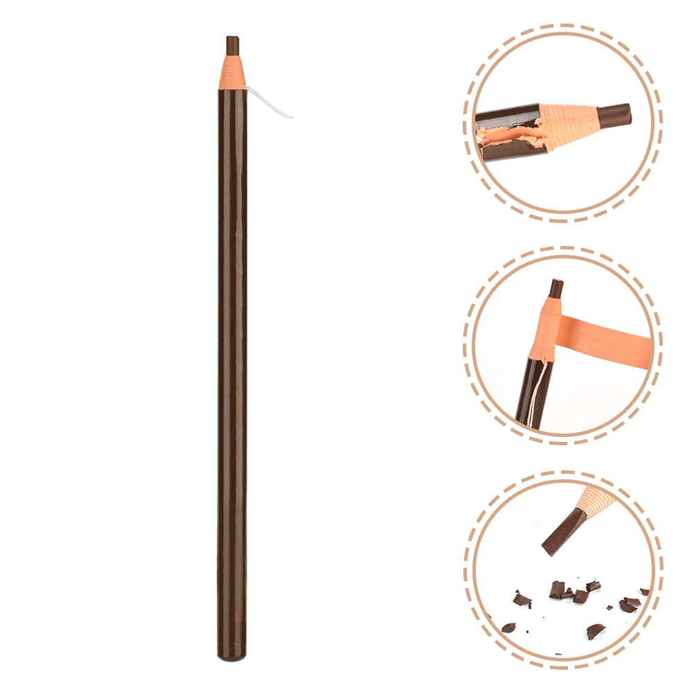 Lápiz de cejas resistente al agua, lápiz de tatuaje de cejas de larga duración con núcleo rasgable, lápiz de maquillaje duradero a prueba de manchas para mujeres, ojos naturales
