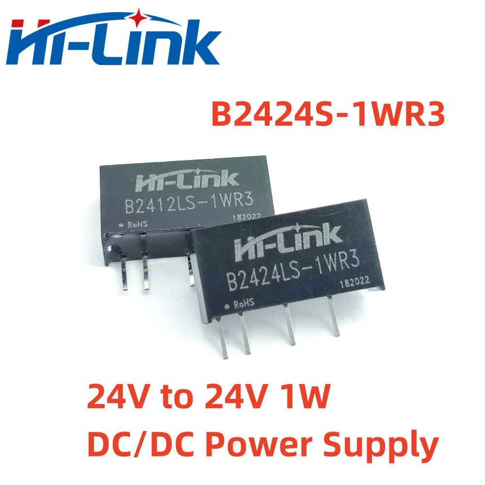 Hilink 10 teile/los B2424LS-1WR3 24v bis 24v 1w dc dc isolierte strom versorgungs modul hohe effizienz niedrige welligkeit